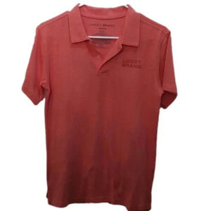 LUCKY Brand boys polo pink tshirts